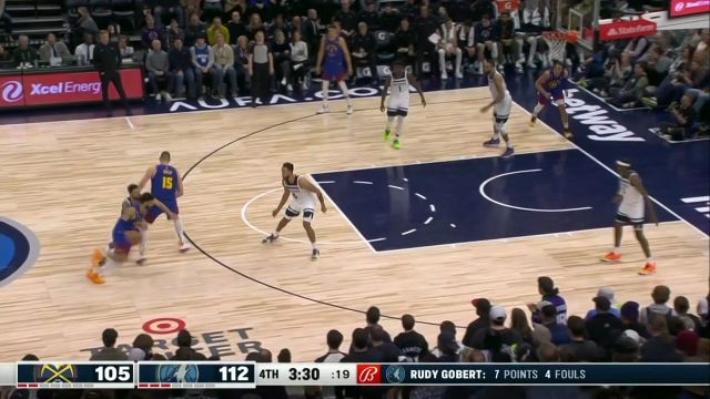 【2023年01月03日】NBA常規(guī)賽：掘金vs森林狼第4節(jié)英文原聲回放