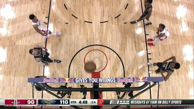 【2023年01月05日】NBA常規(guī)賽：火箭vs鵜鶘第4節(jié)英文原聲回放