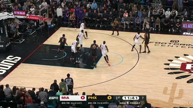 【2023年01月07日 热火vs太阳集锦】开局就送无解三分 保罗张弓搭箭飚中三分