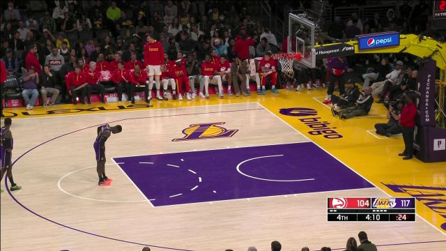 【2023年01月07日】NBA常規(guī)賽：老鷹vs湖人第4節(jié)中文解說(shuō)回放