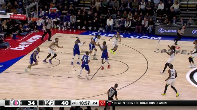【2023年01月07日 快船vs森林狼集锦】速度起来根本防不住 沃尔直驱篮下上篮得手