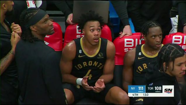 【2023年01月07日】NBA常規(guī)賽:尼克斯vs猛龍第4節(jié)英文原聲回放