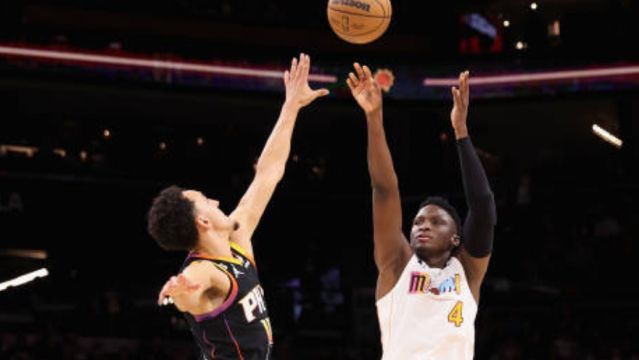 【2023年01月07日 热火vs太阳集锦】热火104-96太阳 奥迪26分送太阳五连败