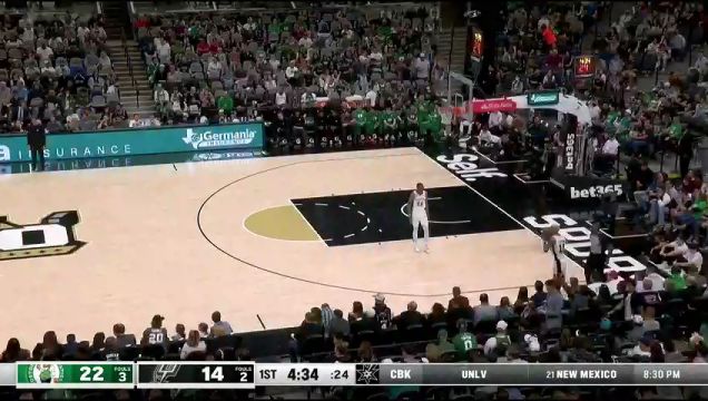 【2023年01月08日】NBA常規(guī)賽：凱爾特人vs馬刺第1節(jié)中文解說回放