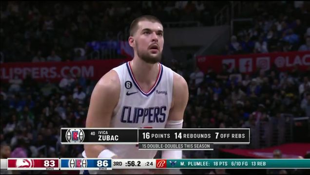 【2023年01月09日】NBA常規(guī)賽:老鷹vs快船第3節(jié)中文解說回放