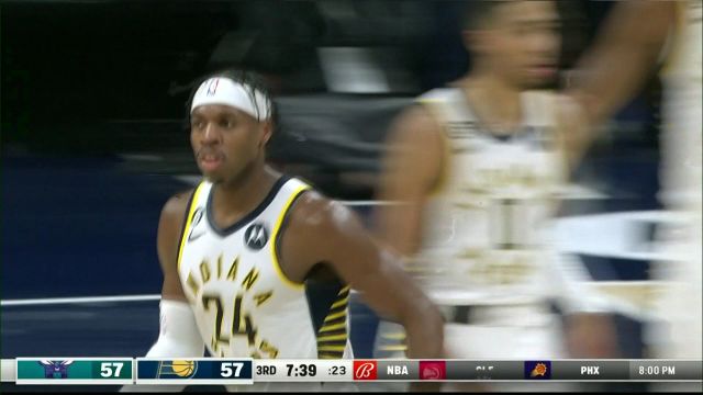 【2023年01月09日】NBA常規(guī)賽:黃蜂vs步行者第3節(jié)英文原聲回放
