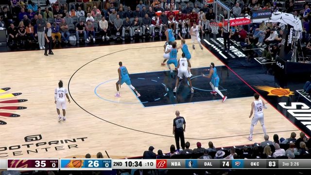 【2023年01月09日 骑士vs太阳集锦】勒维尔吸引防守将球分出 乐福底线杀入暴扣得手