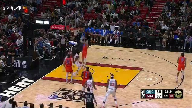 【2023年01月11日】NBA常規(guī)賽:雷霆vs熱火第3節(jié)英文原聲回放