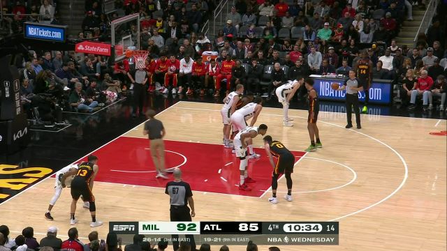 【2023年01月12日】NBA常規(guī)賽:雄鹿vs老鷹第4節(jié)英文原聲回放