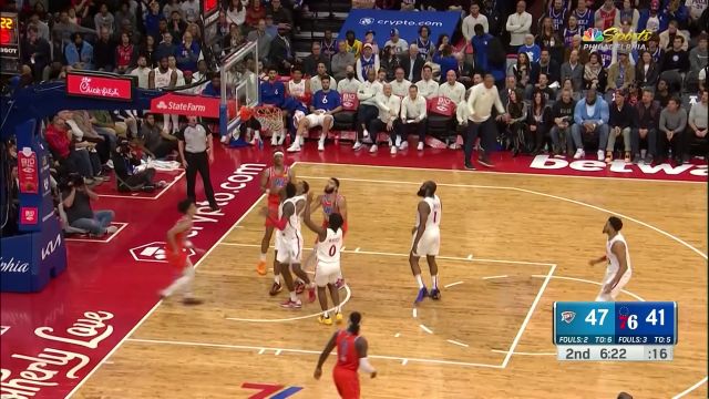 【2023年01月13日 雷霆vs76人集錦】求登哥的心理陰影面積 曼恩連續(xù)兩次打成連取4分
