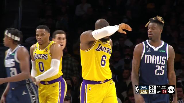 【2023年01月13日】NBA常規(guī)賽:獨(dú)行俠vs湖人第2節(jié)英文原聲回放