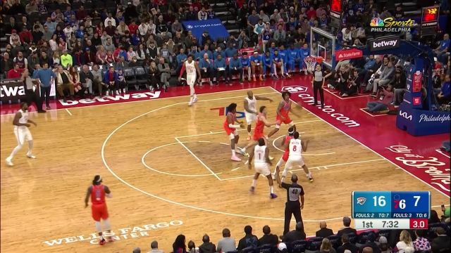 【2023年01月13日 雷霆vs76人集錦】亞歷山大推反擊完成一條龍上籃 恩比德近距離拋投穩(wěn)穩(wěn)命中