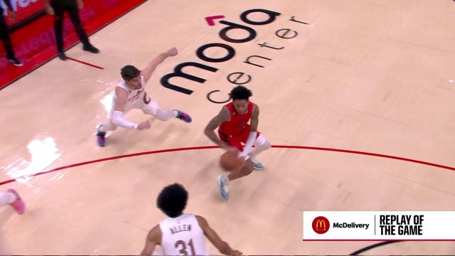 【2023年01月13日 騎士vs開拓者集錦】大中鋒也有柔和手感 努爾基齊突破反籃強(qiáng)打艾倫