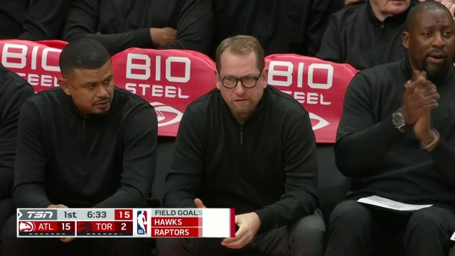 【2023年01月15日】NBA常規(guī)賽：老鷹vs猛龍第1節(jié)中文解說(shuō)回放