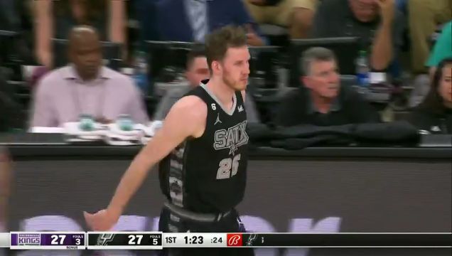 【2023年01月16日】NBA常規(guī)賽:國王vs馬刺第1節(jié) 英文解說回放