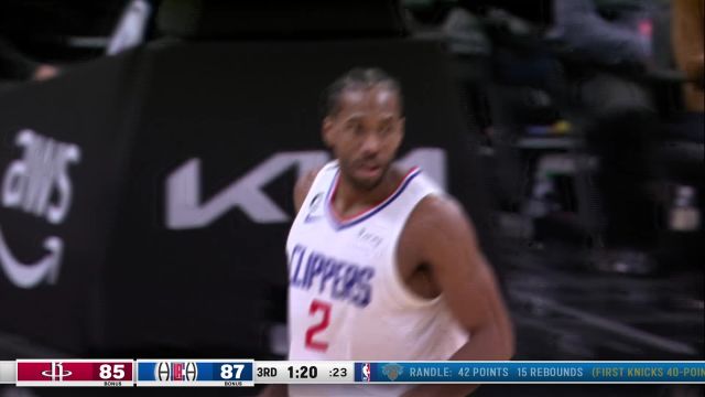 【2023年01月16日 火箭vs快船集锦】火箭100-121快船 小卡曼恩合砍61分大胜火箭