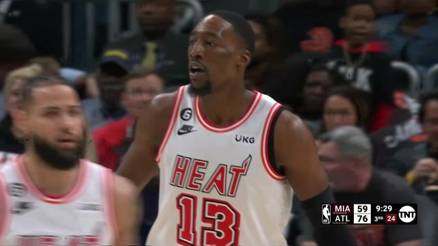 【2023年01月17日 热火vs老鹰集锦】亮出拿手好戏!阿德巴约翻身中投手拿把攥