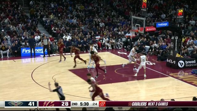 【2023年01月17日 鵜鶘vs騎士集錦】一人一個不要搶！加蘭與米切爾外線三分接力