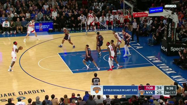 【2023年01月17日 猛龙vs尼克斯集锦】变成扣篮大赛了？哈腾长甩连线托平单臂劈扣 巴恩斯战斧劈扣以牙还牙