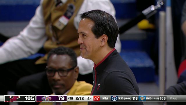 【2023年01月19日】NBA常規(guī)賽:熱火vs鵜鶘第4節(jié)英文原聲回放