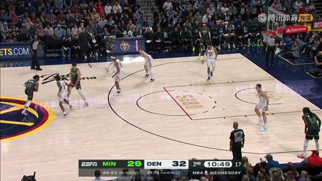 【2023年01月19日】NBA常規(guī)賽：森林狼vs掘金第2節(jié)中文解說回放