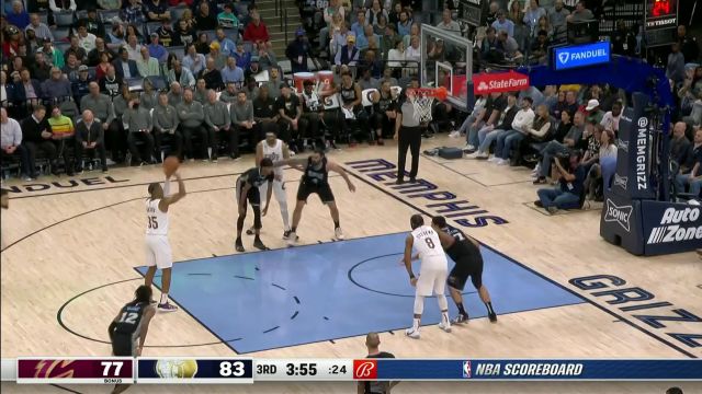 【2023年01月19日】NBA常規(guī)賽:騎士vs灰熊第3節(jié)英文原聲回放