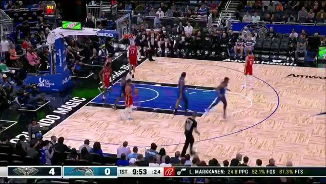 【2023年01月21日】NBA常規(guī)賽：鵜鶘vs魔術(shù)第1節(jié)中文解說回放