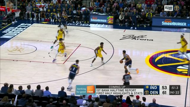 【2023年01月21日】NBA常規(guī)賽：步行者vs掘金第2節(jié) 中文解說回放