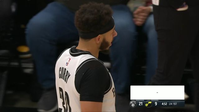 【2023年01月21日】NBA常規(guī)賽：籃網(wǎng)vs爵士第1節(jié)英文原聲回放