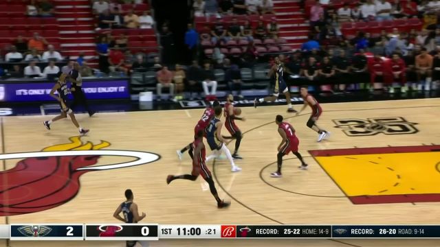 【2023年01月23日 鵜鶘vs熱火集錦】能偷襲斷球也能正面硬搶！巴特勒單場拿下5記搶斷搶斷