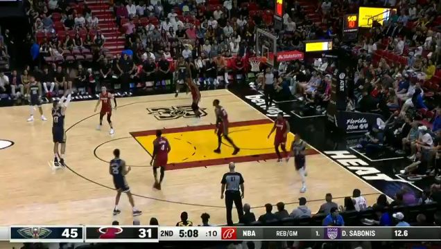 【2023年01月23日】NBA常規(guī)賽:鵜鶘vs熱火第2節(jié)英文原聲回放