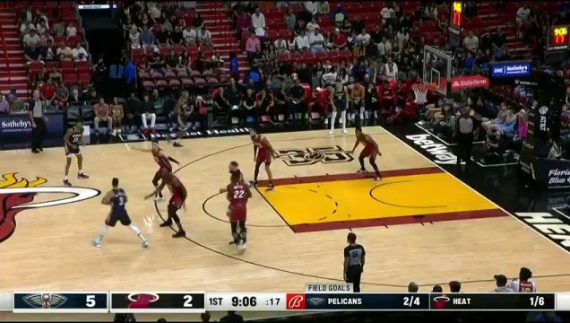 【2023年01月23日】NBA常規(guī)賽:鵜鶘vs熱火第1節(jié)中文解說回放