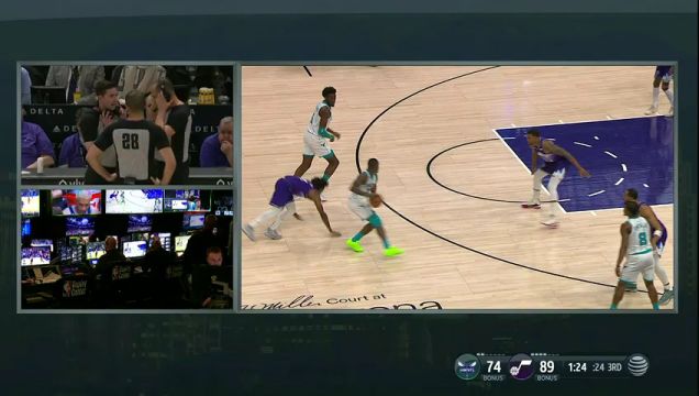 【2023年01月24日】NBA常规赛：黄蜂vs爵士第3节英文原声回放