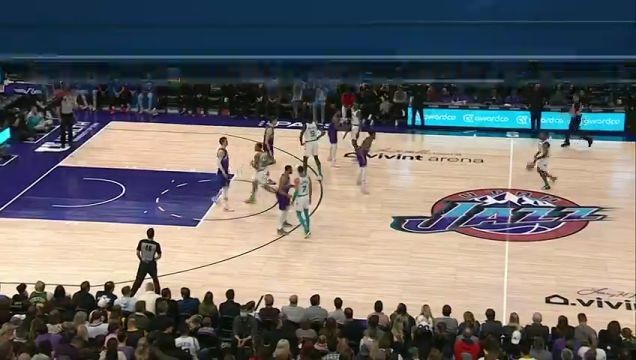 【2023年01月24日】NBA常规赛:黄蜂vs爵士第2节英文原声回放