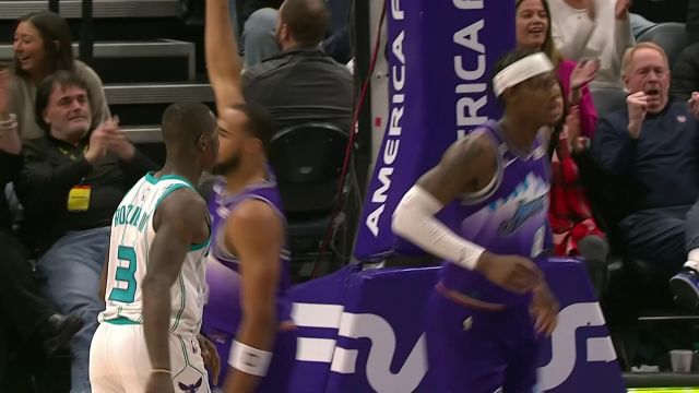 【2023年01月24日 黄蜂vs爵士集锦】一遇风云变化龙!霍顿-塔克抡臂砸扣势大力沉