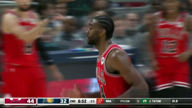 【2023年01月25日 公牛vs步行者集锦】先从防守做起为时不晚 杰克逊与泰勒先后三次送出封盖