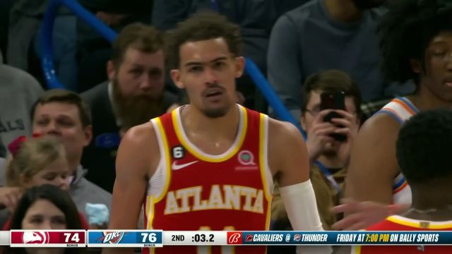 【2023年01月26日 老鹰vs雷霆集锦】Trae Young 精彩集锦 雷霆