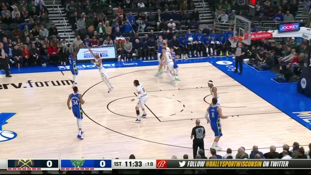 【2023年01月26日 掘金vs雄鹿集锦】开场就对飚 霍勒迪抬手三分戈登强势回应