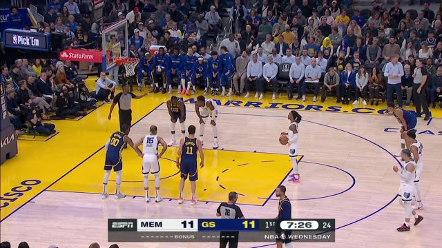 【2023年01月26日】NBA常規(guī)賽:灰熊vs勇士第1節(jié)中文解說回放