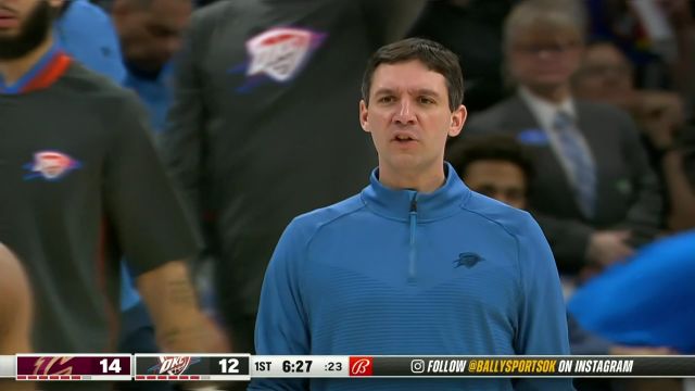 【2023年01月28日】NBA常規(guī)賽：騎士vs雷霆第1節(jié)中文解說回放