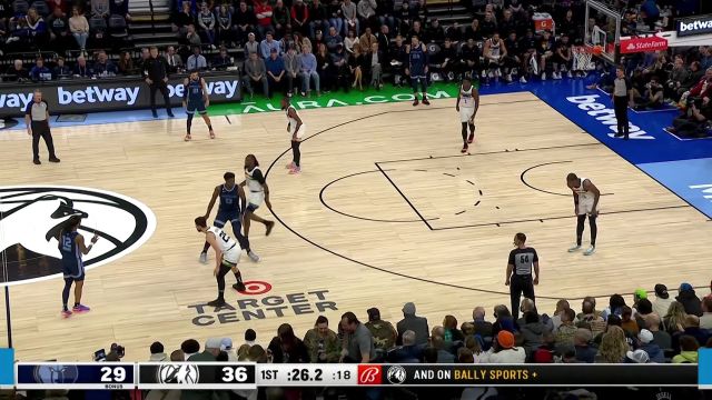 【2023年01月28日 灰熊vs森林狼集锦】诺威尔横冲直撞禁区得手 莫兰特炮弹直传助攻阿尔达马空接暴扣炸筐
