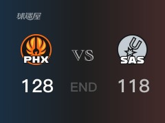 太陽vs馬刺戰(zhàn)報：約翰遜34分保羅31分 太陽取勝 馬刺遭失利