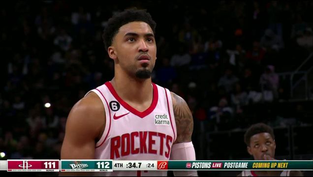 【2023年01月29日】NBA常規(guī)賽:火箭vs活塞第4節(jié) 英文解說回放