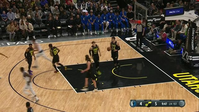 【2023年01月29日】NBA常規(guī)賽：獨(dú)行俠vs爵士第1節(jié)英文原聲回放