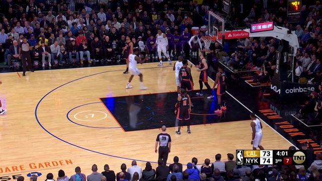 【2023年02月01日 湖人vs尼克斯集錦】詹姆斯生涯總助攻追平馬克-杰克遜 并列NBA歷史第五位