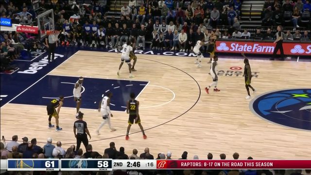 【2023年02月02日 勇士vs森林狼集锦】多高的铁塔也挡不住美丽的弧线 库里调整出手高度面杀麦克丹尼尔斯