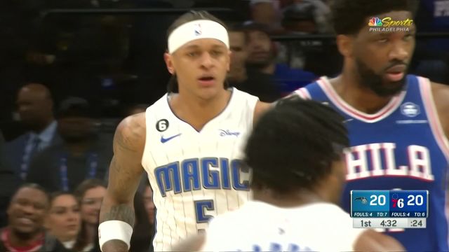【2023年02月02日 魔術(shù)vs76人集錦】這傷害拳拳到肉！班凱羅腳踩彈簧飛天暴扣勢(shì)大力沉