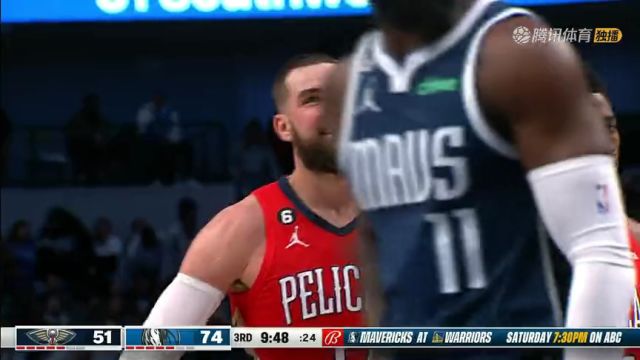 【2023年02月03日】NBA常規(guī)賽:鵜鶘vs獨(dú)行俠第3節(jié)英文原聲回放