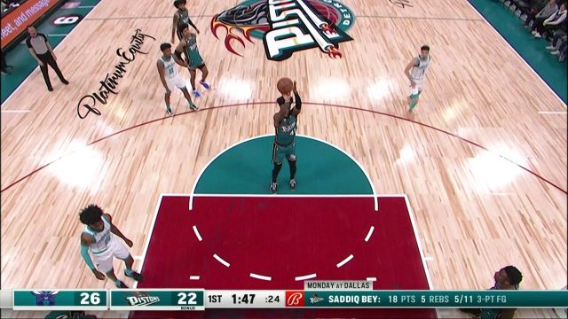 【2023年02月04日】NBA常規(guī)賽：黃蜂vs活塞第1節(jié) 中文解說(shuō)回放