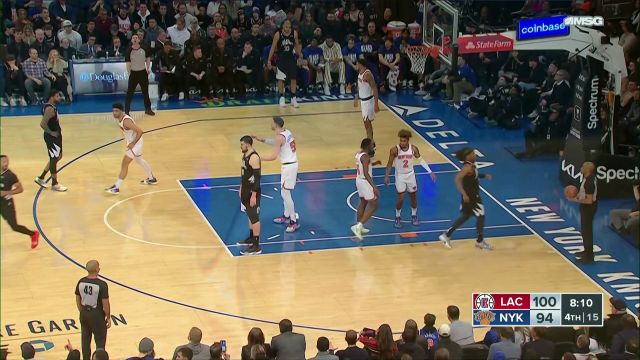 【2023年02月05日】NBA常規(guī)賽:快船vs尼克斯第4節(jié)英文原聲回放